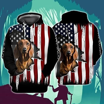 Joycorners Dachshund Lover 3D Custom Name And Dog Full Print Shirts