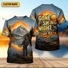 Joycorners Gone Fishing Might Come Back SPF Shirts, Custom Fishing Shirts, Fishing Shirts For Men, Funny Fisherman Gift