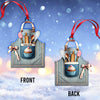 Joycorners Custom Name Baker Ornament, Christmas Gift for Baker Lover3 2D Flat LM2211