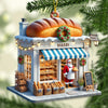 Joycorners Custom Name Bakery Shop Ornament, Bakery Love Christmas Gift53 2D Flat LM2111