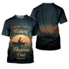 Joycorners Fishing In Heaven SPF Shirt, Custom Fishing Shirt, Presents For Fishermen, Fishing Memorial Gift