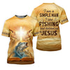 Joycorners I Like Fishing And Believe In Jesus, Fishing UPF Shirts, Fisherman Gift, Fishing Shirts For Men