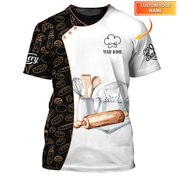 BAKER - Custom Bakery Shirt Gift For Baking & Cake Lover Printed Shirt