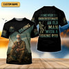 Joycorners Never Underestimate An Old Man With A Fishing Rod SPF Shirts, Fishing Shirts For Men, Funny Fisherman Gift