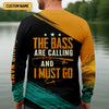 Joycorners The Bass Are Calling And I Must Go SPF Shirt For Men, Gift For Fisherman, Largemouth Bass Fishing
