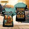 Joycorners Fishing Solves Most Of My Problems Beer Solves The Rest SPF Shirt, Funny Fishing Shirt, Fishing Shirts For Men