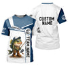 Joycorners Team Fishing Shirt, Largemouth Bass Fishing, SPF Shirt For Men, Men Jersey, Mens Casual Shirts