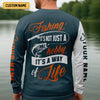 Joycorners Tackle Bait Fishing UPF Shirts, Men's Fishing Shirts Long Sleeve, Presents For Fishermen, Men's Fishing Shirt