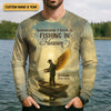 Joycorners Fishing In Heaven Fishing UPF Shirts, Fishing Memorial Presents For Fishermen, Fishing Shirts For Men