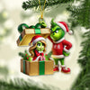 Joycorners Custom Name Christmas Couple Ornament, Couple Christmas Gift 2D Flat LM2111