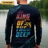 Joycorners King Of The Deep Swordfish Fishing SPF Shirt For Men, Fishing Gifts For Men, Men's Fishing Shirt