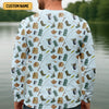 Joycorners Fishing Tools Custom Fishing Shirt, Performance Fishing Shirts, SPF Shirt For Men, Fishing Gifts For Men