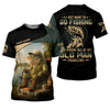 Joycorners I Just Want To Go Fishing And Ignore Old Man Problem SPF Shirts, Fishing Shirts For Men, Fisherman Gift