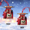 Joycorners Custom Name Baker Ornament, Christmas Gift for Baker Lover 2D Flat LM2211
