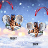 Joycorners Custom Name German Shepherd Ornament, Dog Christmas Decoration 2D Flat LM2111