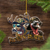 Joycorners Personalized Funny Bucks ‘N Beards Ornament – Cool Gift for Hunters & Outdoorsmen MT0110