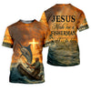 Joycorners I Catch He Cleans, Jesus Fishing Shirt, Funny Fishing Shirt, SPF Shirt For Men, Gift For Fisherman