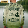 Joycorners I Will Make You Fishers Of Men Camouflage Fishing Shirts, Fishing UPF Shirts, Christian Fishing Shirts For Men