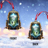 Joycorners Custom Name Hiking Christmas Ornament, Christmas Gift for Hiking Lover 2D Flat LM2111
