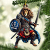 Joyccorners Custom Name Scotland Ornament, Christmas Gift for Scotland Lover 2D Flat LM2111