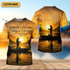 Joycorners Someone I Love Is Fishing In Heaven Fishing Memorial SPF Shirt For Men, Gift For Fisherman