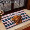 Joycorners Personalized Funny Cow Welcome To Our Farm Doormat