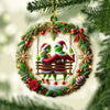 Joycorners Custom Name Couple Ornament, Together Since, Lover Christmas Gift 2D Flat LM2111