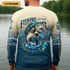 Joycorners Fishing Is My Therapy Navy And Beige Fishing UPF Shirts, Gift For Fisherman, Fishing Shirts For Men