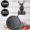 Maxcorners Personalized Deer Bathroom Humor Metal Sign WITH LED/WITHOUT LED, Rustic Hunting Cabin Wall Decor for Hunters, Funny Wildlife Toilet Art MT0110