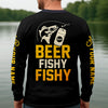 Joycorners Beer Fishy Fishy Funny Fishing Shirt, SPF Shirt For Men, Fishing And Beer Men's Fishing Shirt