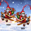 Joycorners Custom Name Santa Ornament, Santa Christmas Gift 2D Flat LM2111