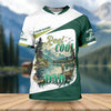 Joycorners Reel Cool Dad Fishing SPF Shirt For Men, Funny Fishing Shirt, Fishing Shirts For Men