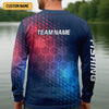 Joycorners Marlin Fishing Custom Name UPF Shirts, Tournament Fishing Shirts, Men's Fishing Shirt