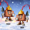 Joycorners Custom Name Builder Ornament, Builder Christmas Gift 2D Flat LM2111