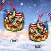 Joycorners Custom Name Firefighter Ornament, Firefighter Memorial Christmas Gift 2D Flat LM2211