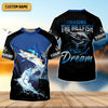 Joycorners Marlin Fishing, Chasing The Billfish Dream SPF Shirts, Fishing Shirts For Men, Fisherman Gift