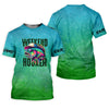 Joycorners Weekend Hooker Green Fishing Shirt, SPF Shirt For Men, Long Sleeve Sun Shirt, Gift For Fisherman