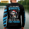 Joycorners It's The Most Wonderful Time Of The Year For Fishing SPF Shirt For Men, Christmas Fishing Gift Ideas