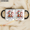 Joycorners Brown Hereford Cow Christmas Everything Is Fine Personalized Mug