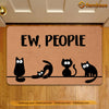 Joycorners Cat Doormat, Eww People Surprise Cats Gift For Cat Lovers, New Home Gift, Housewarming Gift, Cat Decor LM0210