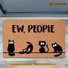Joycorners Cat Doormat, Eww People Surprise Cats Gift For Cat Lovers, New Home Gift, Housewarming Gift, Cat Decor LM0210