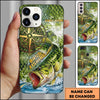 Joycorner Fishing Compass Water Splash Personalized Name 3D Phone Case (10 Fish Species)