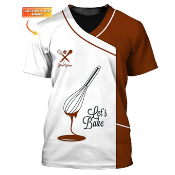 BAKER - Custom Bakery Shirt Gift For Baking & Cake Lover Printed Shirt