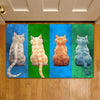 Joycorners Cute Cat Doormat, Look At Me, Doormat For Home Decor Housewarming Gift, Welcome Mat Gift For Cat Lovers LM0210