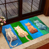 Joycorners Cute Cat Doormat, Look At Me, Doormat For Home Decor Housewarming Gift, Welcome Mat Gift For Cat Lovers LM0210