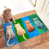 Joycorners Cute Cat Doormat, Look At Me, Doormat For Home Decor Housewarming Gift, Welcome Mat Gift For Cat Lovers LM0210