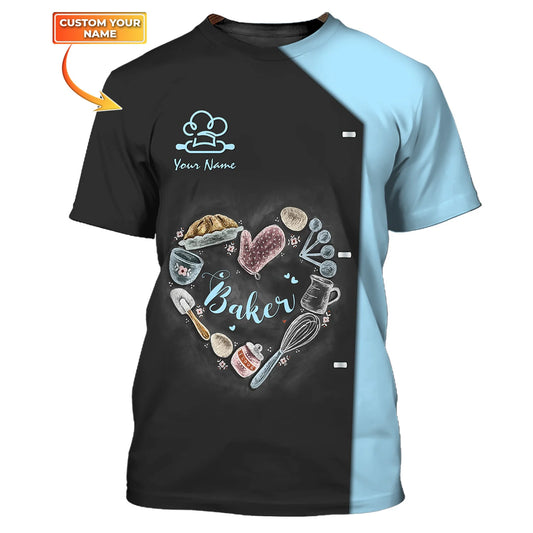 BAKER - Custom Bakery Shirt Gift For Baking & Cake Lover Printed Shirt