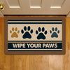 Joycorners Funny Dog Doormat, Wipe Your Paws, Doormat Gift For Dog Lovers, Home Decor Housewarming Gift, Dog Welcome Mat LM0210