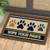 Joycorners Funny Dog Doormat, Wipe Your Paws, Doormat Gift For Dog Lovers, Home Decor Housewarming Gift, Dog Welcome Mat LM0210