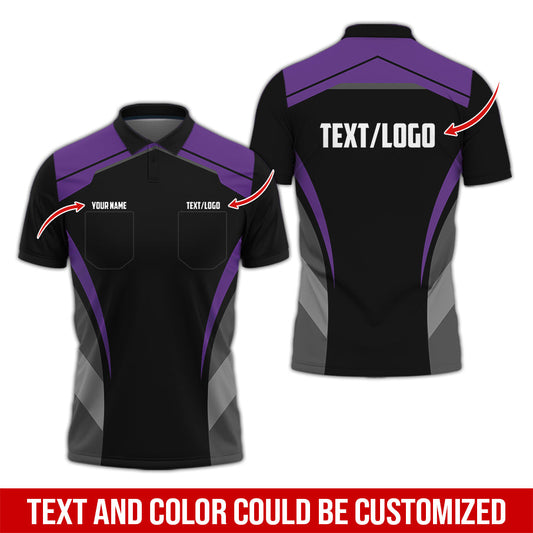 Joycorners Custom Mechanic Shirt for Men, Printed Pocket Shirt, Purple Mechanic T-Shirt, Unisex Fit for Men and Women, Gift Idea for Car Lovers & Technicians PT2609